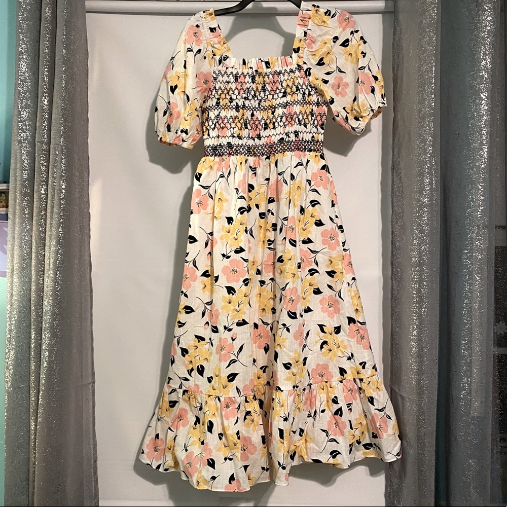🌼Kate Spade Lily Blooms Smocked Dress🌼